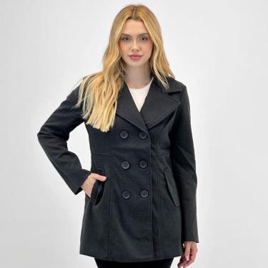 Imagem de Casaco Facinelli Médio com Botão Feminino-Feminino