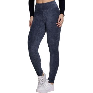Imagem de Calça Legging Cotelê Veludo Serra e Mar Modas Grossa Cós Alto Inverno Cintura Alta Moda Casual-Feminino