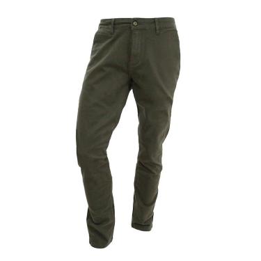 Imagem de Calça Lado Avesso Sarja Marcello Slim Verde - LH2485-Masculino