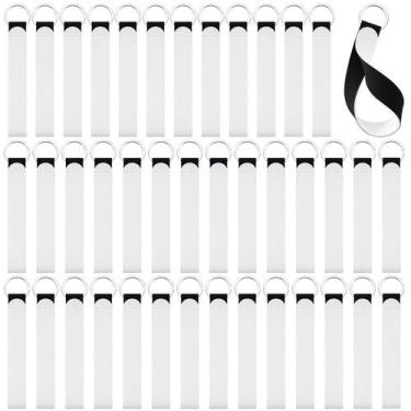 Imagem de Chaveiro de pulseira de sublimação Frienda de 40 peças em branco a gra