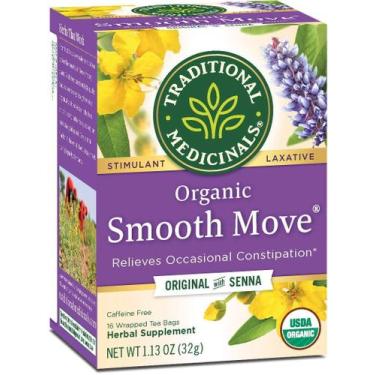 Imagem de Chá Traditional Medicinals Organic Smooth Move 16 sacos x 6