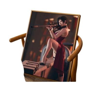 Imagem de Resident Evil Clássico Videogame Poster Autoadesivo Papel Impermeável 