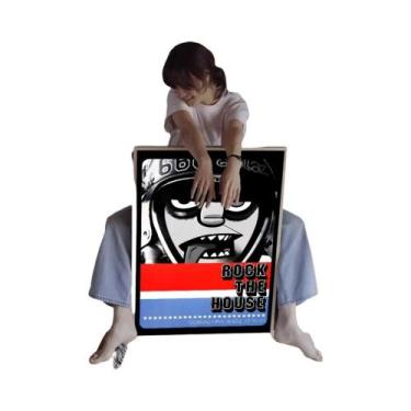 Imagem de Gorillaz Clássico Anime Poster Adesivo De Parede Para Sala De Estar Ba