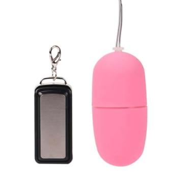 Imagem de Bullet Cápsula Vibratória 10 Vibrações Controle Remoto Vibrador Discreto para Casais [ROSA]