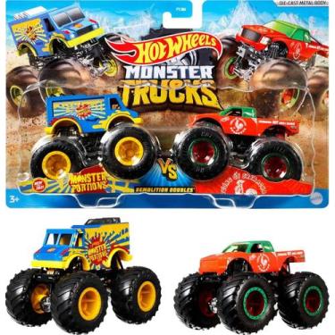 Imagem de Hot Wheels Monster Trucks Veículo Escala 1:64 com 02 unidades Sortidas