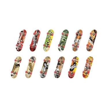 Imagem de Dedo skate skatepark mini rampa skate com rodas de metal dedo teck bri