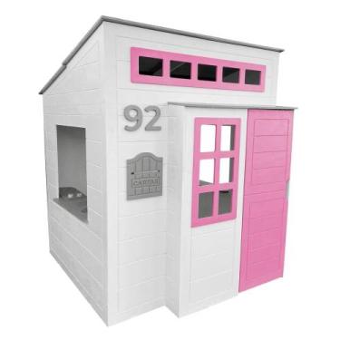 Imagem de Casinha De Madeira Infantil Clubinho Rosa - Eita Casa Perfeita