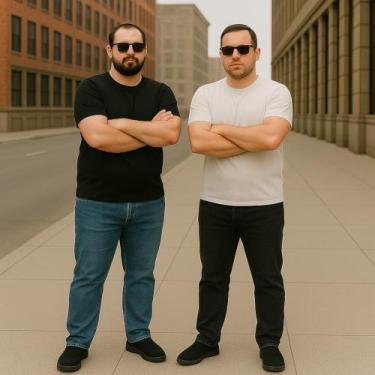 Imagem de Kit 2 CALÇA JEANS MASCULINA LISA Plus Size Grande Tamanho 44 46 48 Bás