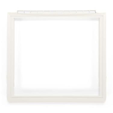 Imagem de HECASA 240599803 Moldura de prateleira com tampa de frigideira sem vidro compatível apenas com substituição de geladeira Frigidaire