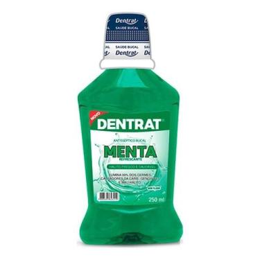 Imagem de Enxaguante Bucal Antisseptico Dentrat Menta Fresh 250ml