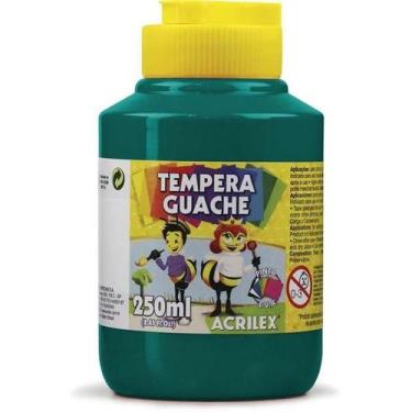 Imagem de Tinta Guache 250 ml (Verde Bandeira) 511 - Acrilex - LUANY PAPELARIA E