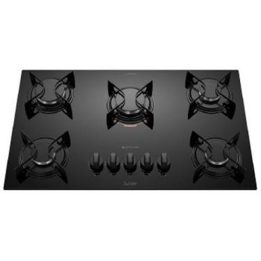 Imagem de Fogão Atlas Utop 5B - Cooktop Glass Preto, 220V