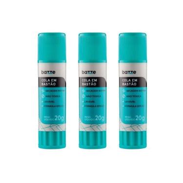 Imagem de 3un De Cola Em Bastão Bazze 20g
