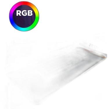Imagem de Mouse Pad Gamer Borda Rgb 7 Cores Iluminado Grande 80X30 Cm - Relet