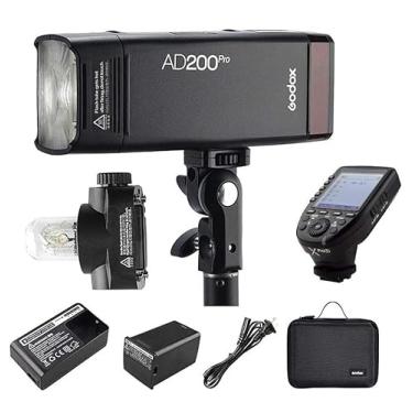 Imagem de Godox AD200 Pro Godox AD200Pro Strobe Pocket Flash for Sony Camera, 200W TTL 1/8000s HSS and XPro-S Flash Trigger, 500 Full Power Flashes, Bare Bulb/Speedlite Fresnel Flash Head MonolightL8
