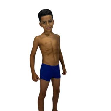 Imagem de Sunga Infantil Boxer Lisa Alta Qualidade Premium - SETE MODA PRAIA, Ro