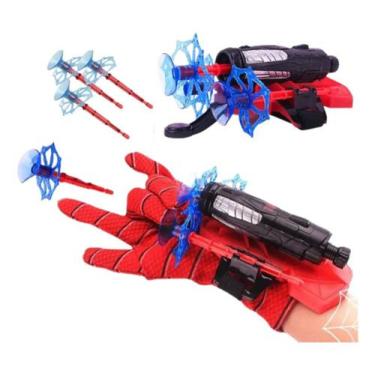 Imagem de Luva Lança Teia Homem Aranha Brinquedo Lançador Teia Spider Envio Imed