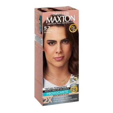 Imagem de Tintura Maxton Kit Prático 5.7 Chocolate Amargo