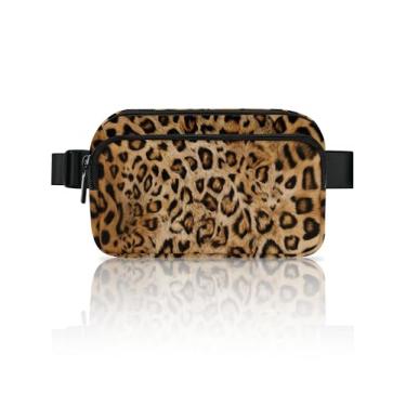 Imagem de Pochete de viagem, impermeável, pequena, bolsa transversal para mulheres, bolsa de cintura para corrida, caminhada, ciclismo, Marrom, Medium, Tendência