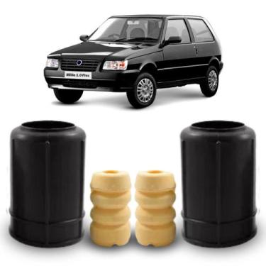 Imagem de Kit Batente Coifa Amortecedor Dianteiro Uno Elba Fiorino 86/ - Solupe 