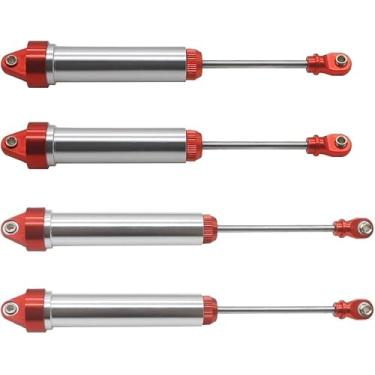 Imagem de RCAWD 4x GTR de liga de alumínio completa dianteira, 134 mm 160 mm (totalmente montado sem molas, sem fios) tipo preenchido com óleo para 1/7 Traxxas UDR Unlimited Desert Racer 85086-4 (vermelho)