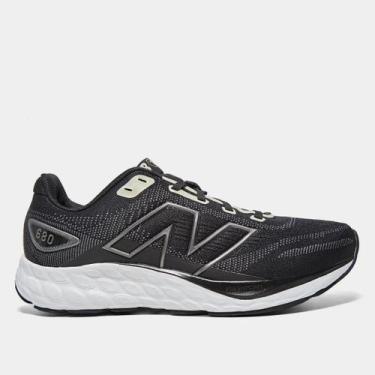 Imagem de Tenis feminino new balance fresh foam 680 v8, Preto, 35