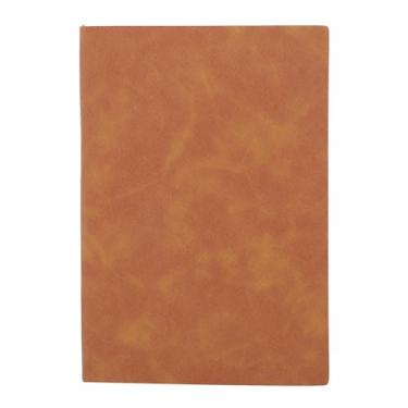 Imagem de Caderno de 100 folhas PU CEARO A5 Caderno de notebook portátil Notebook para anotações para anotar o escritório de negócios (Marrom)