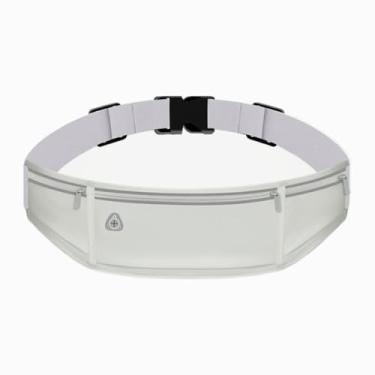 Imagem de Pochete Esportiva Slim para Corrida e Academia – Porta Celular de Cintura Ajustável (Cinza)