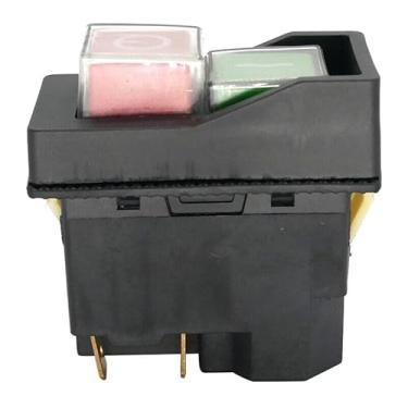 Imagem de QXNASU Interruptor De Botão Magnético À Prova D'Água Adequado Para Betoneiras Elétricas 120 V
