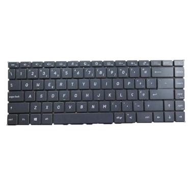 Imagem de Teclado retroiluminado para laptop para MSI Prestige 14-A10S Prestige 14 A10SC A10RB A10RAS A10RBS MS-14C1 MS-14C2 Portugal PO Cinza Sem Moldura Novo