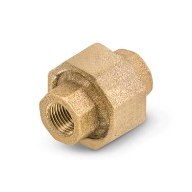 Imagem de Supply Giant CSVO0034 União sem chumbo 3/4" para aplicações de 56 kg, com rosca fêmea conecta dois tubos, estrutura de latão, maior resistência à corrosão econômica e fácil de instalar, 15
