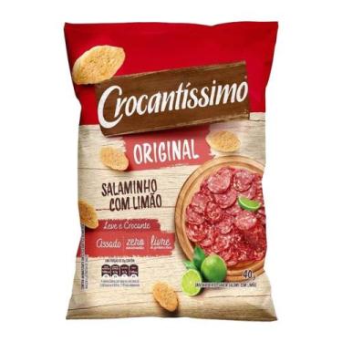 Imagem de Salgadinho Crocantíssimo Salame e Limão 40g - Pullman