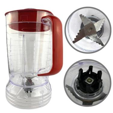 Imagem de Copo De Liquidificador Arno Multichef 700w 7 Em 1 Vermelho - Micromax