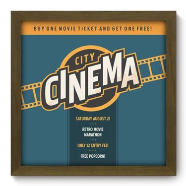 Imagem de Quadro Decorativo - Cinema - 33cm x 33cm - 049qdhm - Allodi