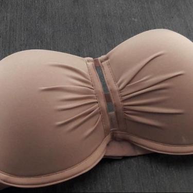 Imagem de Sutiã Plus Size sem alça Reforçado - sollbella store, Bege, 54