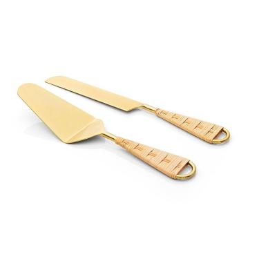 Imagem de Conjunto De Talheres Copa E Cia Para Bolo 2 Peças Garbo Rattan