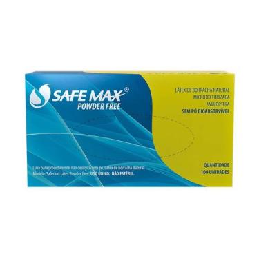 Imagem de Luva latex com po safemax - supermax, M