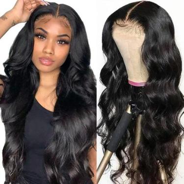 Imagem de Peruca Hedy Lace Front Human Hair Body Wave 26", cor natural