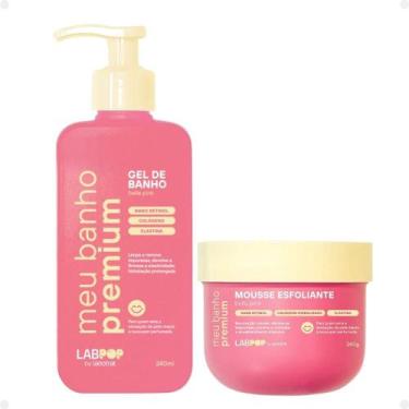Imagem de Kit LabPop by Labotrat Belle Pink: Gel de Banho e Mousse Esfoliante
