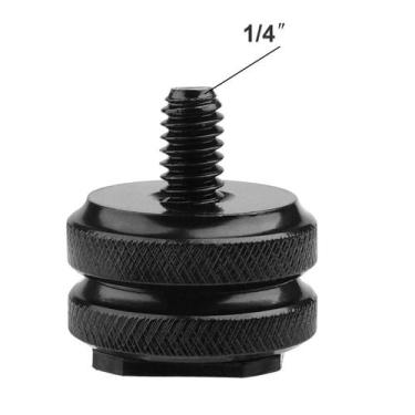 Imagem de Adaptador de Sapata Universal Duplo 1/4' para Estudio - Mamen