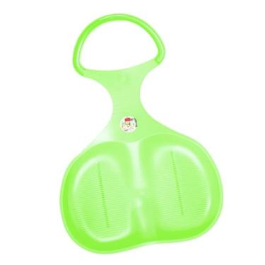 Imagem de UGPLM Prancha de trenó de neve para crianças, sandboard com alça, 15 polegadas x 22 polegadas x 6 polegadas, meninos e meninas, tobogã, grama de praia, Verde