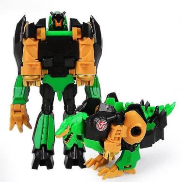 Imagem de Carro de dinossauro com deformação de brinquedo para crianças, escala 