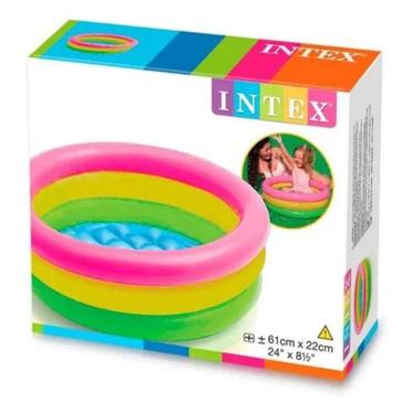 Imagem de Piscina Inflável Infantil Para Bebês de 34 Litros da Intex Ref 57107NP