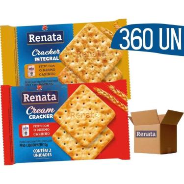 Imagem de Biscoito Sache Renata Cream Cracker E Cracker Integral 360U
