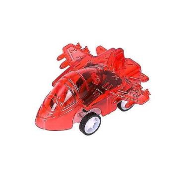 Imagem de Pull-back transparente Avião pequeno Brinquedo das crianças Pull-back 