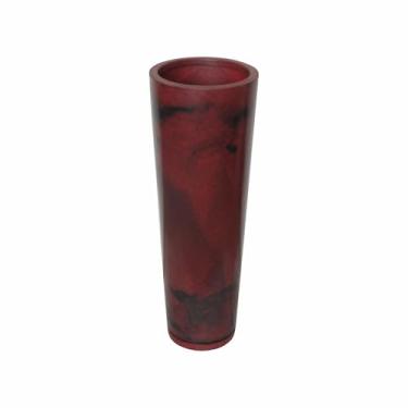Imagem de Vaso De Planta Grande Coluna Ibiza Decorativo Luxo Moderno (vermelho manchado)
