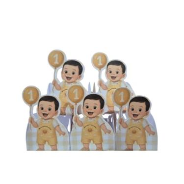 Imagem de Forminhas para Doces Tema Meu 1 Ano — Decoração de Festa Infantil, Lembrancinha, Mesa de Doces Personalizada — Kit com 50 unidades