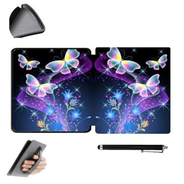 Imagem de GUKSRASO Capa para Kindle Oasis 10ª/9ª Geração 2019/2017 (Modelo: CW24WI/S8IN4O) - Adequado Apenas para 7 Polegadas, Capa Protetora Fina e leve de TPU com Alça de Mão e Caneta