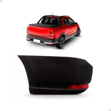 Imagem de Polaina saveiro g7 16/23 traseiro pto liso parc c/refletor s/sensor - 