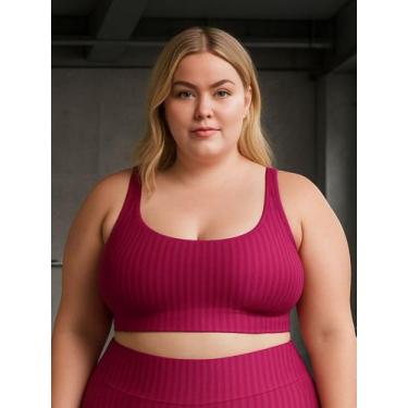 Imagem de Top de Academia Grande Plus Size New Zig 3D Liso 46 48 50- c7 NICOLE P